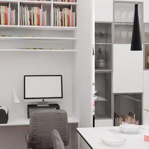 Metamorfoza salonu z miejscem do home office 6